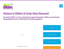Tablet Screenshot of cfum.org